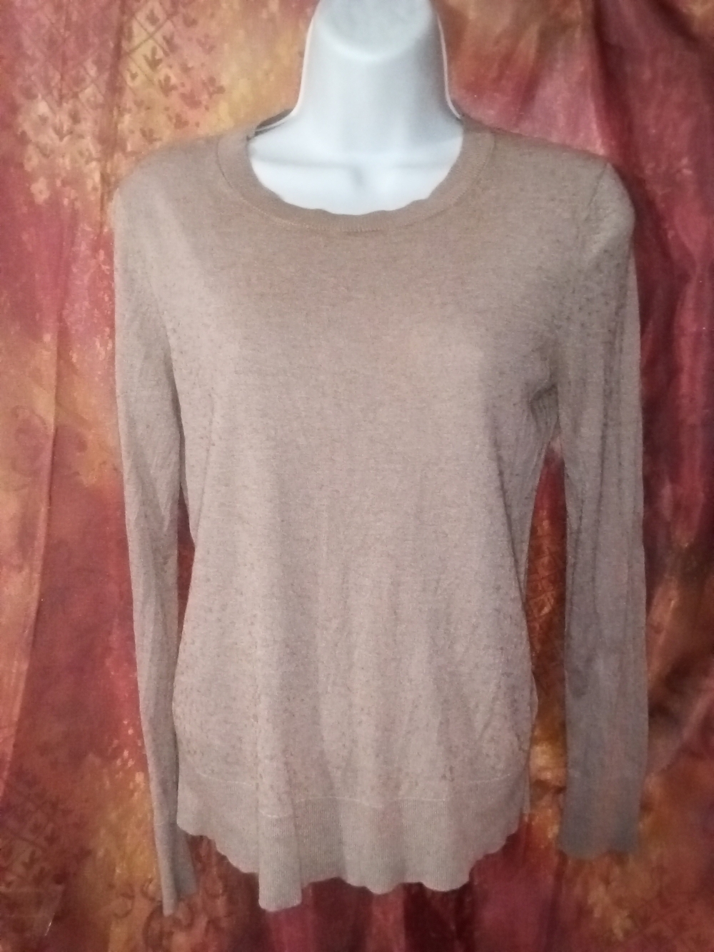 Banana Republic Silk Cashmere Blend Sweater - Light Beige
